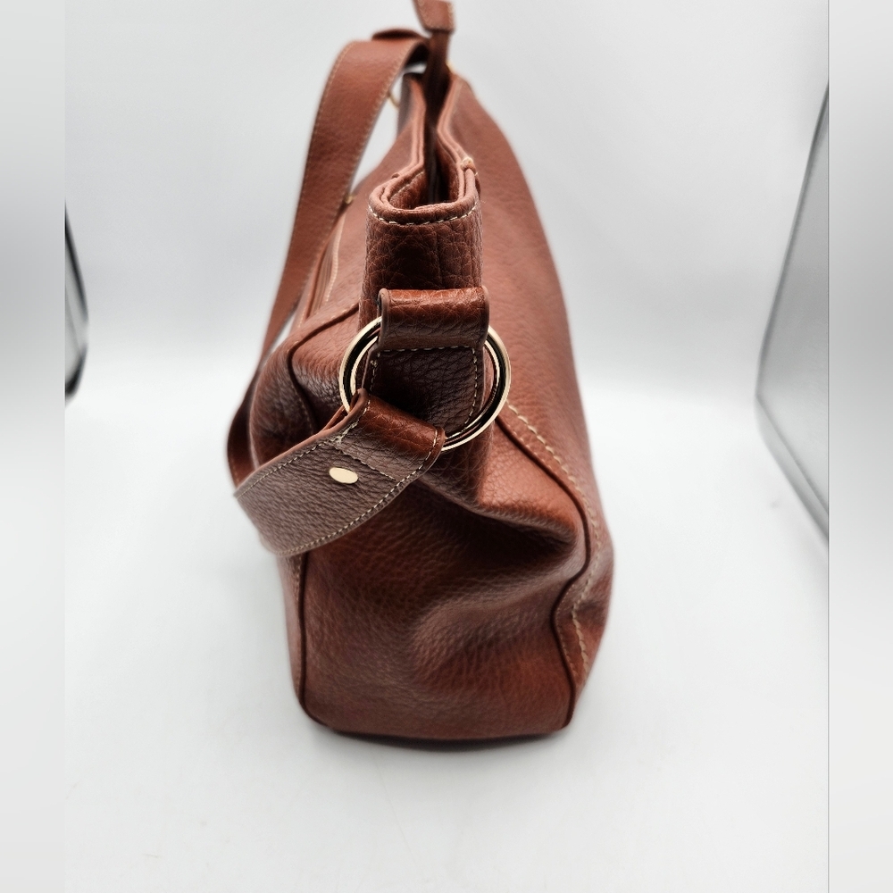 Montana West Vegan Slouch Brown Shoulder Bag - Picture 7 of 9